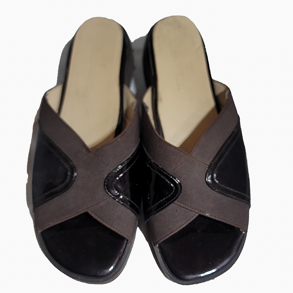 Taryn Rose Dark Brown Women's Mules‎